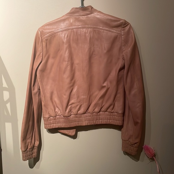 ESCADA SPORT lamb leather jacket size 34 - Picture 2 of 2